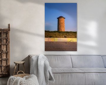 Watertoren Domburg in zomers licht