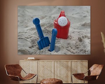 Kinderspeelgoed in de zandbak van Norbert Sülzner