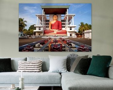 Giant Buddha statue, Sri Lanka by Peter Schickert