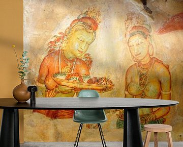 Cloud girl in Sigiriya , Sri Lanka by Peter Schickert