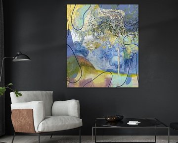 Abstract landschap van GᎥรєlค Art Ŧ๏г Y๏ย