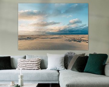 Ripples in the sand near Midsland aan Zee - Terschelling by Alex Hamstra