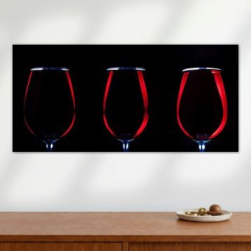 Red wine, 3 glasses