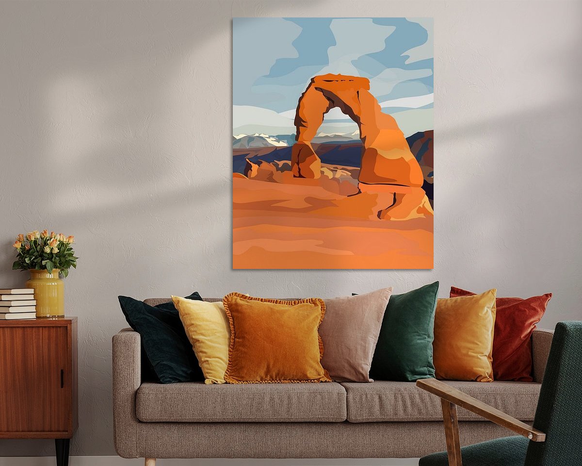 Example of the artwork in a room