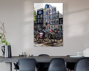 Jordaan Bloemgracht Amsterdam van Hendrik-Jan Kornelis