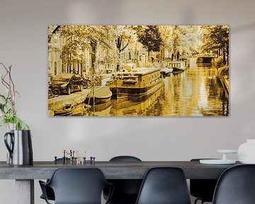 Jordaan Egelantiersgracht Amsterdam Netherlands Gold