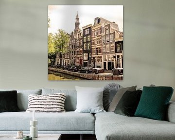 Jordaan Egelantiersgracht Amsterdam Nederland Oud