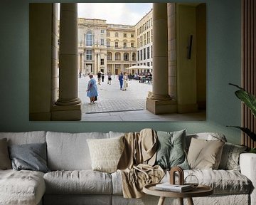 Schlüterhof in het nieuw gebouwde Humboldt Forum