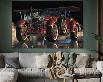 Hispano Suiza H6 A Popular Tourer of the 1920s by Jan Keteleer (JanKé): A Journey Beyond the Canvas