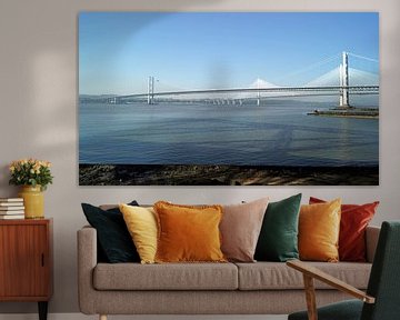 De Queensferry Crossing is een verkeersbrug in Schotland van Babetts Bildergalerie