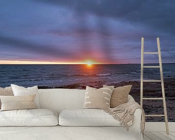 prachtige zonsopgang op het strand van Nairn. van Babetts Bildergalerie