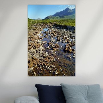 Flussbett Sligachan Schottland, Vereinigtes Königreich
