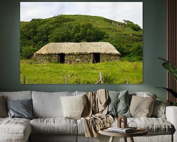 Cottage au toit de chaume sur l'île de Skye sur Babetts Bildergalerie