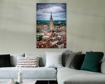The Church of Our Lady in Bruges by Jim De Sitter