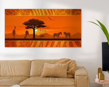 Romantic and decorative Africa by Monika Jüngling