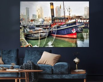 Oude Stoomboot, Rotterdam van Fotografie Arthur van Leeuwen
