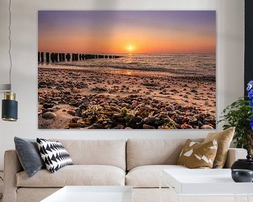 Sunset Domburg by Rick van de Kraats