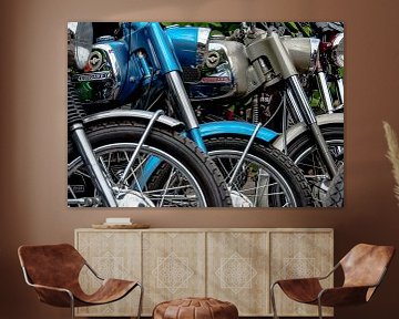 Oldtimer Zündapp brommers (kleur) van 2BHAPPY4EVER photography & art