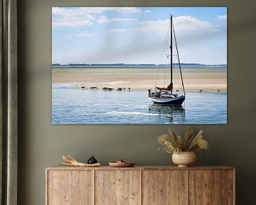 Sailing boat on the Oosterschelde by Veelzijdig Zeeland