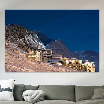 Avoriaz - wintersport dorp in de Alpen