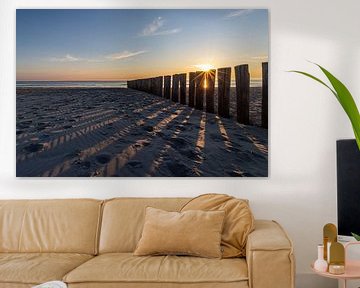 AMELAND Schaduwen op het strand van Paul Veen