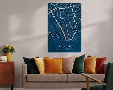 Plan de la ville d'Utrecht sur Walljar