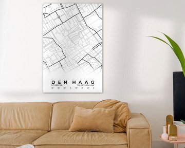 City map The Hague by Walljar