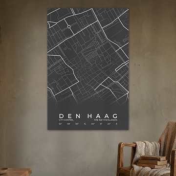 Plan de la ville de La Haye sur Walljar