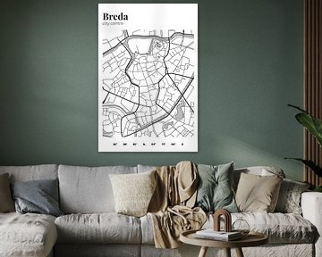 City map of Breda