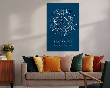 Plan de la ville d'Eindhoven sur Walljar