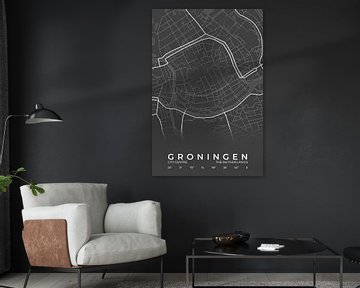 City map of Groningen