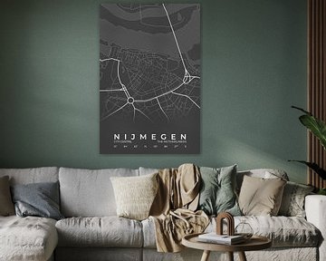 Plan de la ville de Nijmegen sur Walljar