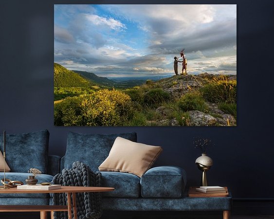 Example of the artwork in a room