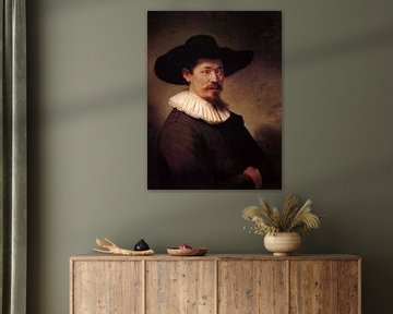 Rembrandt Herman Doomer avec une mouche sur le nez sur Maarten Knops