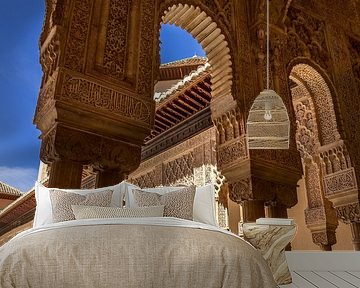 Alhambra de Granada, Patio de Los Leones.