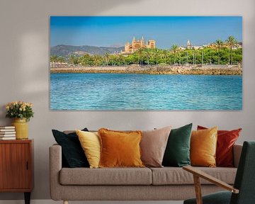 Cathedral la seu in Palma de Majorca city center, Spain, Balearic Islands, Mediterranean Sea by Alex Winter