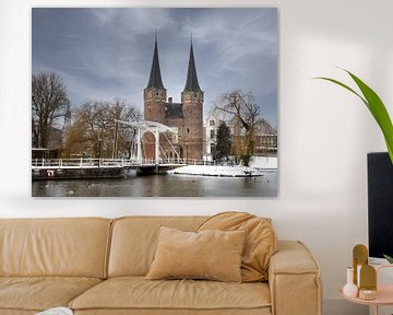 De Oostpoort in Delft van Silvia Groenendijk