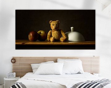 Still life teddy bear by Monique van Velzen