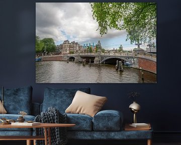 De Blauwbrug in Amsterdam van Ivo de Rooij