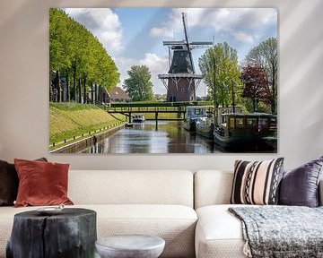 Dokkum stad in Friesland van Dana Oei fotografie