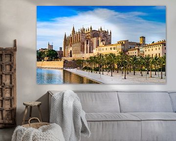 Espagne Majorque, cathédrale de Palma de Majorque, îles Baléares sur Alex Winter