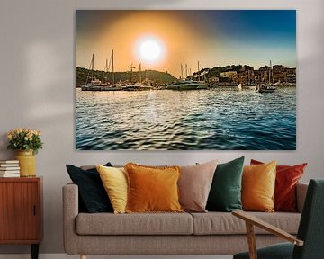 Sunset, Puerto de Soller, Mallorca, Spain Balearic islands by Alex Winter