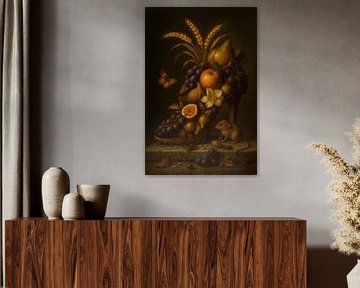 Still life Harvest van Moonheart Artworks