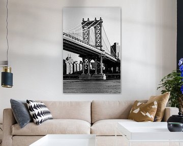 Manhattan Bridge New York City van Anne van Doorn