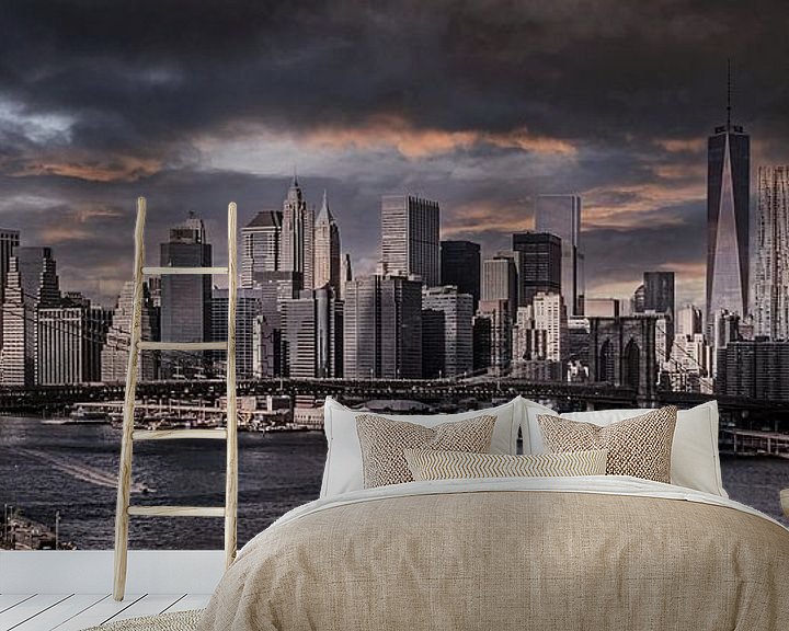 Sfeerimpressie behang: De duivel kwam naar New York City van Anita Meis