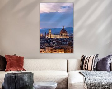 Duomo Florence - avondfoto van Henk Verheyen