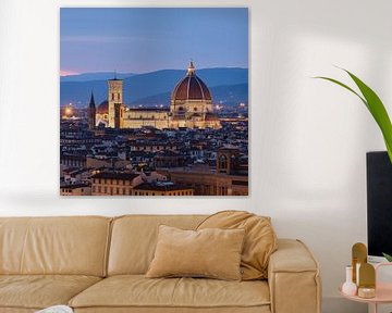 Duomo Florence - avondfoto (vierkant)