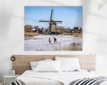 Holland in wintertijd  van Dana Oei fotografie