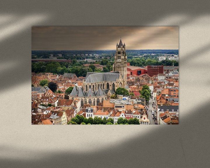 Beispiel: Die St. Salvator-Kathedrale in Brügge von Jim De Sitter