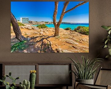 Coastline of Cala Rajada, beautiful seaside on Mallorca, Spain Balearic islands by Alex Winter